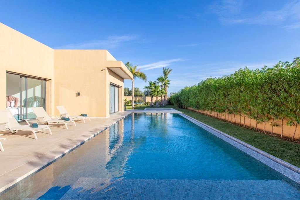 Villa Hawai, Ss Vis A Vis Avec Espace De Sport , Piscine Chauffee Marrakesh Exterior photo