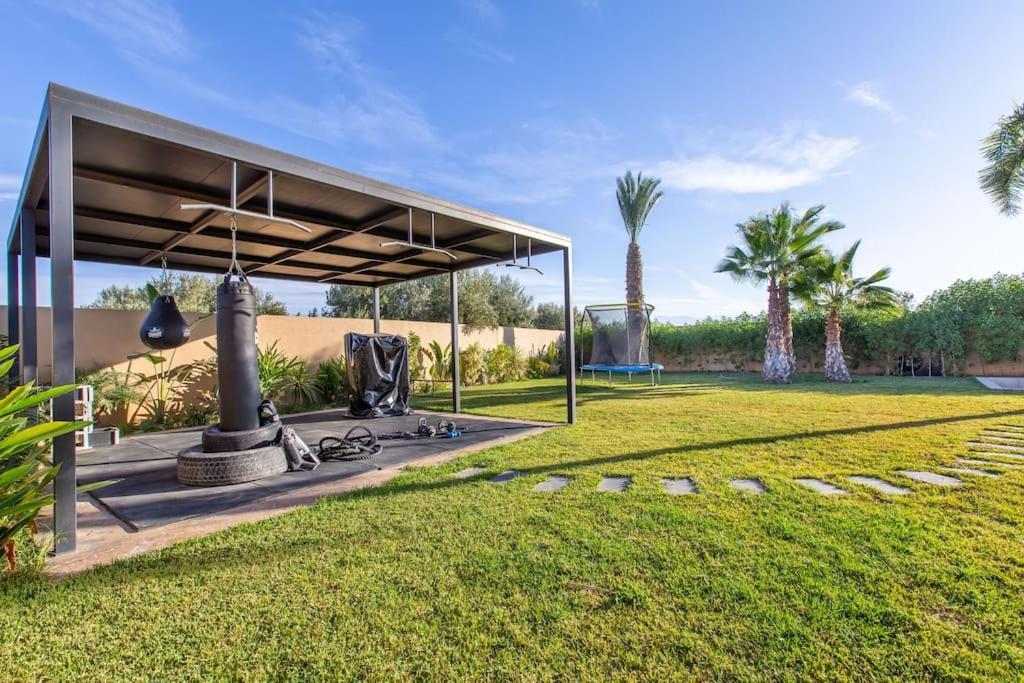 Villa Hawai, Ss Vis A Vis Avec Espace De Sport , Piscine Chauffee Marrakesh Exterior photo
